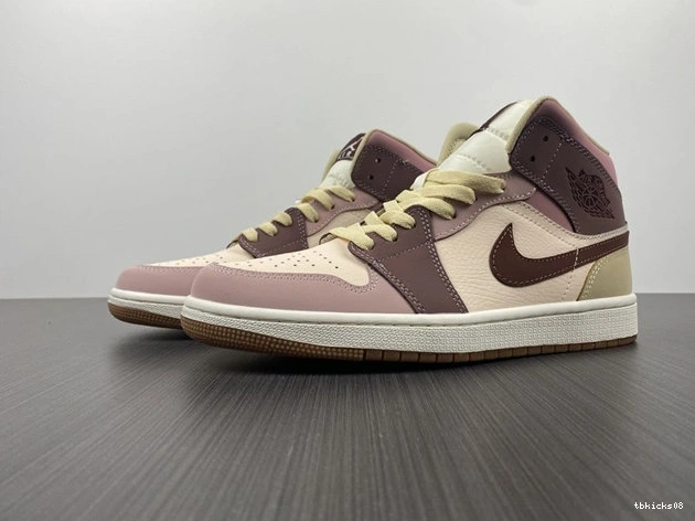 Cheap TBkick Modern Mauve Mid Jordan1 3697 DO7440- Dark SE Smoky Pony 1028